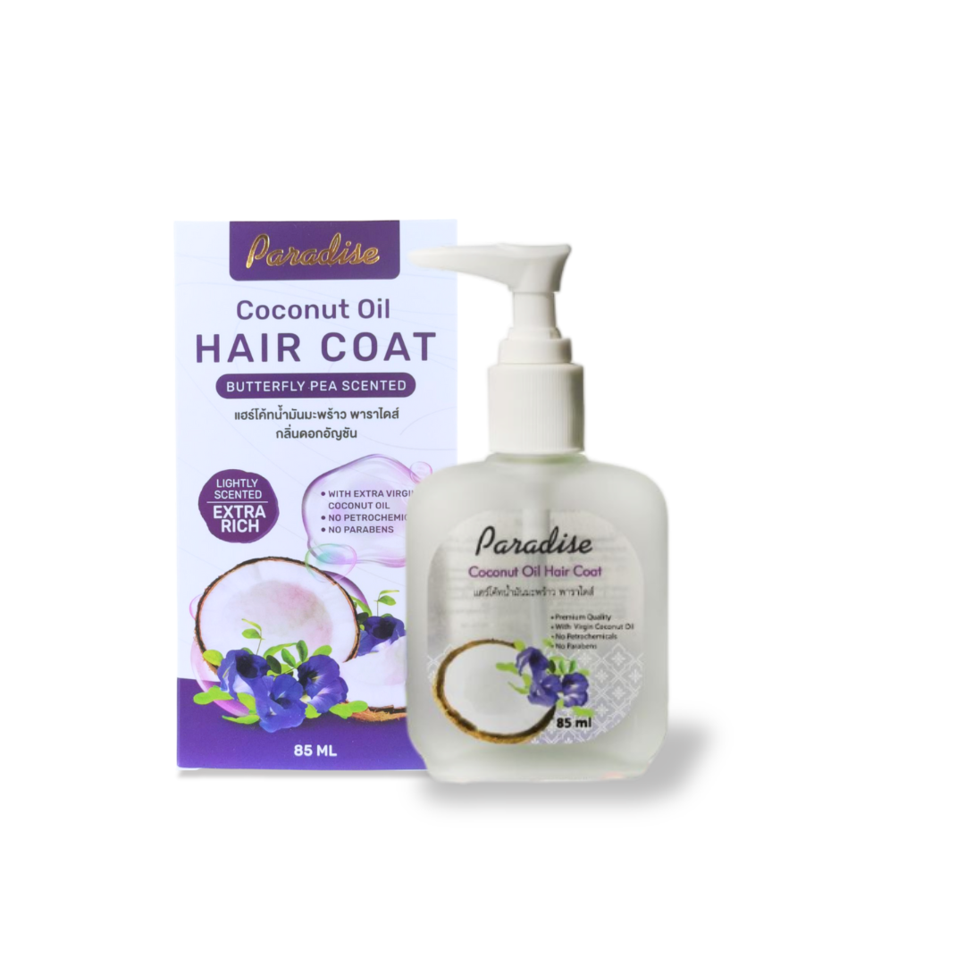 แฮร์โค้ท กลิ่นอัญชัน 85 มล. Haircoat 85ml Butterfly Pea