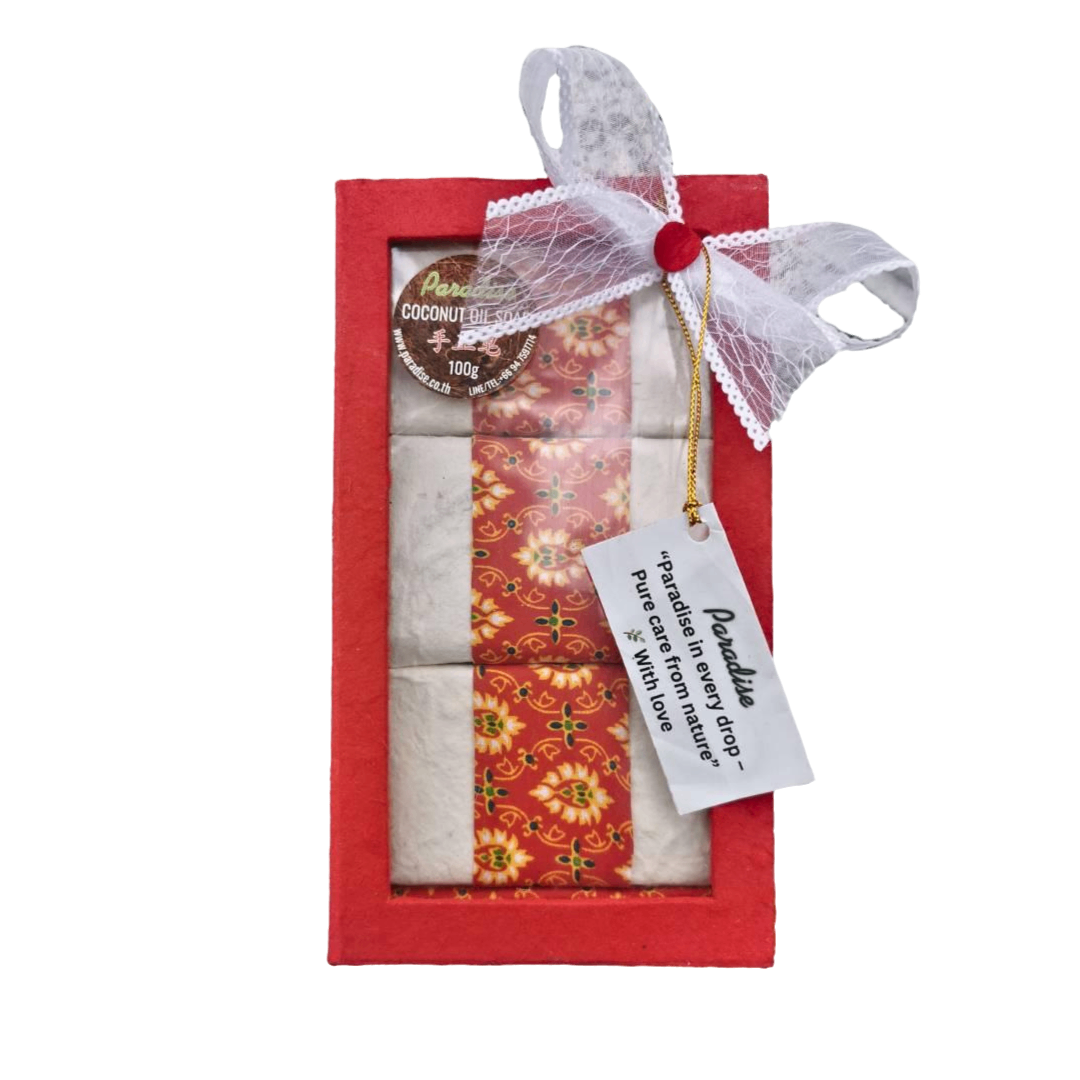 Thai Pattern Soap Gift Set x 3